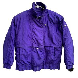 Vintage 80S Andy Johns Women's Purple Ski Winter Jacket Size S